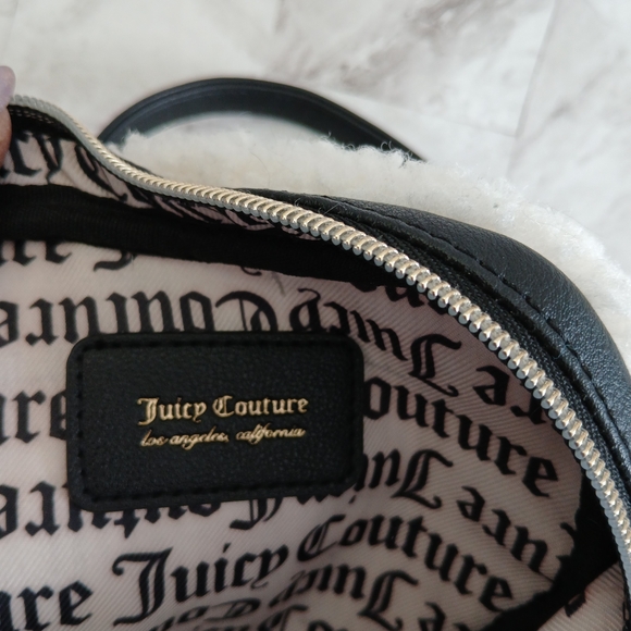 Juicy Couture Heart-Shaped Black and White Bag - Picture 5 of 6